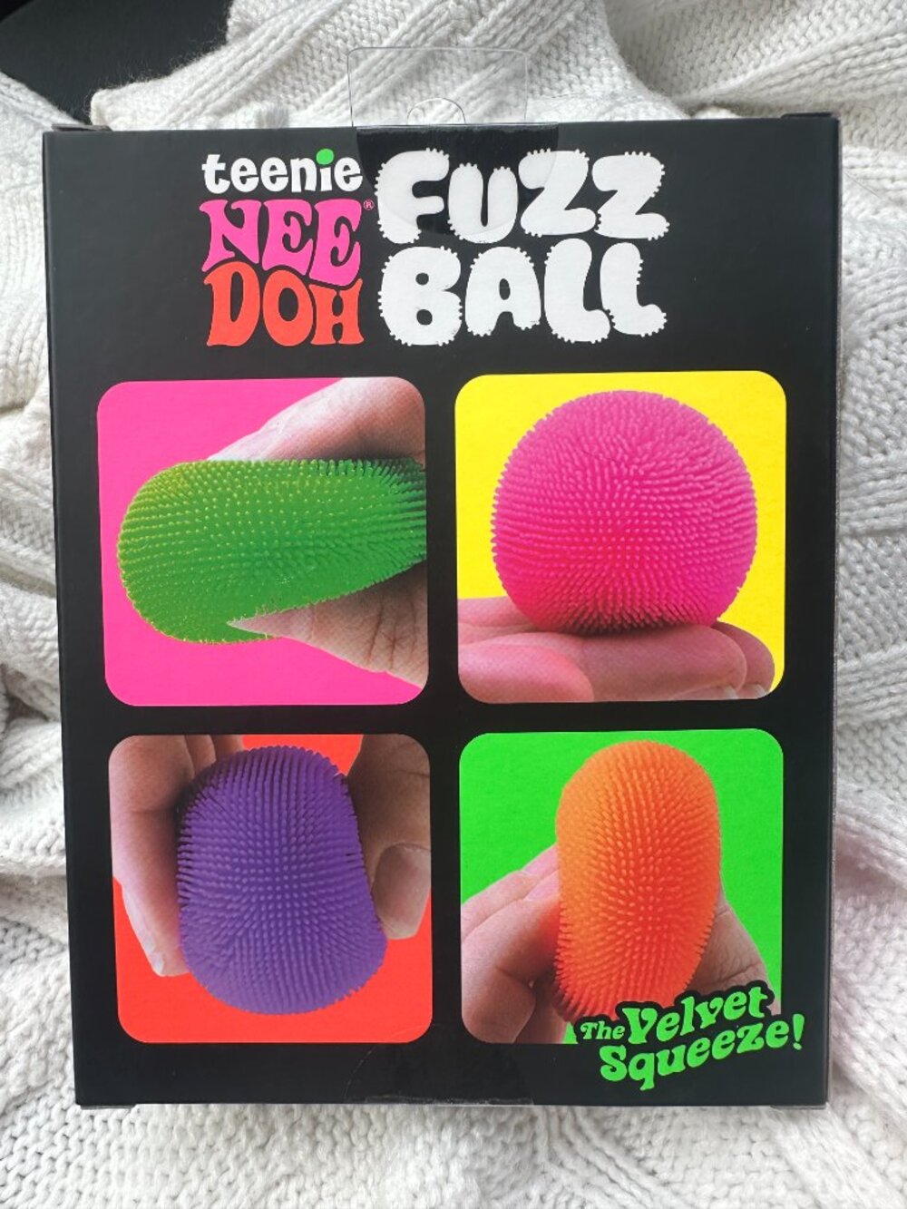 Teenie NeeDoh Fuzzball 4-pack - Picture 2 of 3